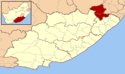 Location in the Eastern Cape