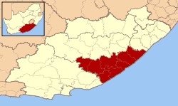 Location in the Eastern Cape