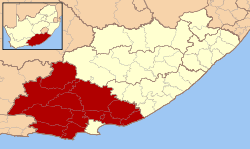 Location in the Eastern Cape