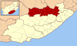 Location in the Eastern Cape