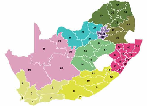 File:South Africa Districts April 2006.png