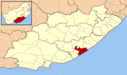 Location in the Eastern Cape